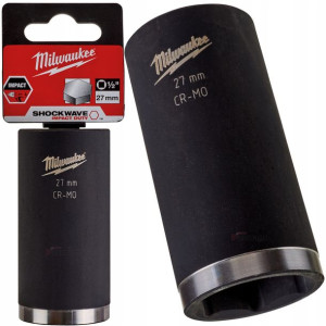 Nasadka Udarowa Długa 1/2" Milwaukee 27 Mm