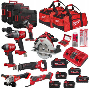 Zestaw Elektronarzędzi Milwaukee M18 Pp8a-586p