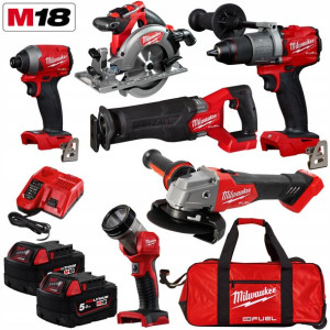 Zestaw Elektronarzędzi Milwaukee M18 Fpp6k2-502b