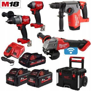 Zestaw Elektronarzędzi Milwaukee M18 Fpp4b2-533p