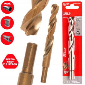Wiertło Cobaltowe Do Metalu Milwaukee Hss-g 12.5mm