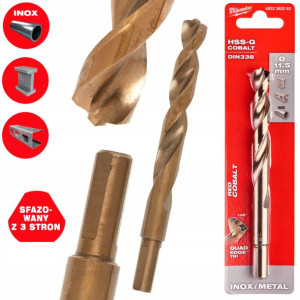 Wiertło Cobaltowe Do Metalu Milwaukee Hss-g 11.5mm
