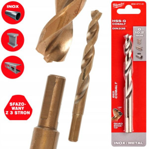 Wiertło Cobaltowe Do Metalu Milwaukee Hss-g 10,2mm
