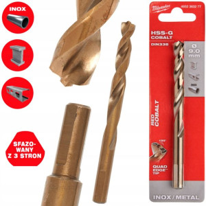 Wiertło Cobaltowe Do Metalu Milwaukee Hss-g 9 Mm