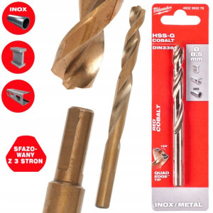Wiertło Cobaltowe Do Metalu Milwaukee Hss-g 8,5 Mm