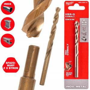 Wiertło Cobaltowe Do Metalu Milwaukee Hss-g 6.8 Mm