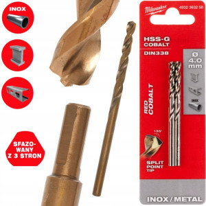 Wiertło Cobaltowe Do Metalu Milwaukee Hss-g 4 Mm