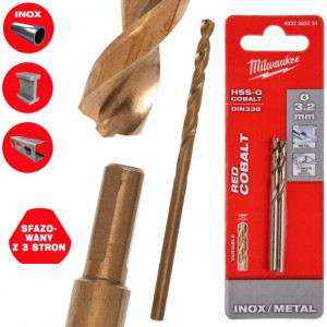 Wiertło Cobaltowe Do Metalu Milwaukee Hss-g 3.2 Mm
