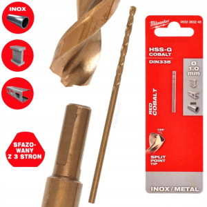 Wiertło Cobaltowe Do Metalu Milwaukee Hss-g 1 Mm
