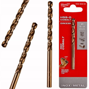 Wiertło Cobaltowe Do Metalu Milwaukee Hss-g 5 Mm