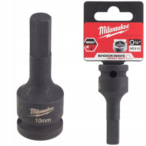 Nasadka Udarowa 1/2'' Milwaukee Shockwave Hex 10