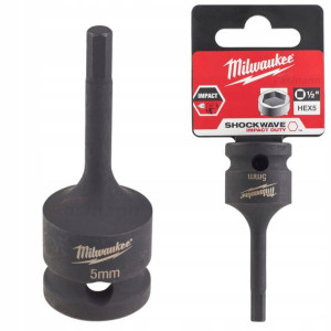 Nasadka Udarowa 1/2'' Milwaukee Shockwave Hex 5