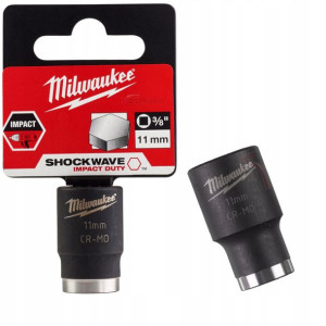 Nasadka Udarowa Krótka Milwaukee 3/8" 11 Mm