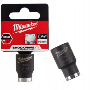 Nasadka Udarowa Krótka Milwaukee 3/8" 10 Mm