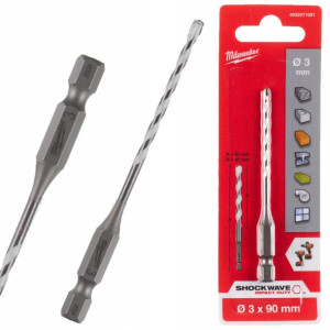 Wiertło Uniwersalne Milwaukee Hex 3 X 90 Mm
