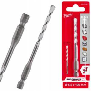 Wiertło Uniwersalne Milwaukee Hex 5,5 X 100mm