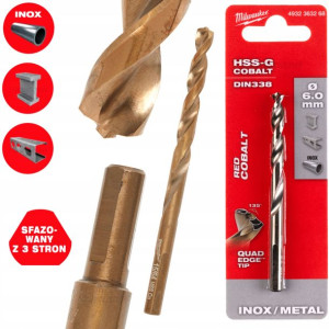 Wiertło Cobaltowe Do Metalu Milwaukee Hss-g 6 Mm