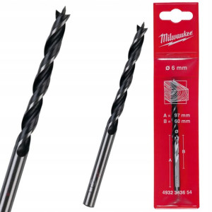 Wiertło Do Drewna Milwaukee Din Bp 97x ⌀ 6 Mm