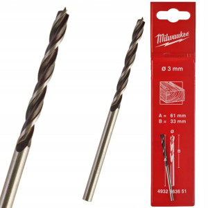 Wiertło Do Drewna Milwaukee Din Bp 60x ⌀ 3 Mm