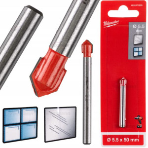 Wiertło Do Szkła Płytek Ceramiki Milwaukee 5.5mm