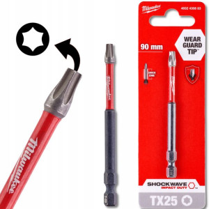 Milwaukee Bit Udarowy Torx Shockwave Tx 25 90 Mm