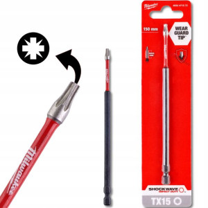 Milwaukee Bit Udar Torx Shockwave Tx15 150mm