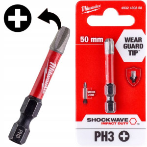 Milwaukee Bit Udarowy Shockwave Ph 3 50mm