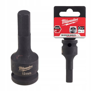 Nasadka Udarowa 1/2'' Milwaukee Shockwave Hex 12