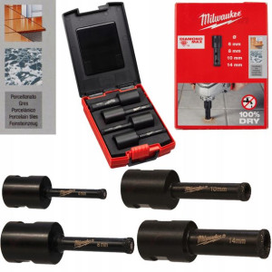 Zestaw Wierteł Diamentowych Milwaukee Diamond Max