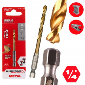 Wiertło Do Metalu Milwaukee Hss-g - 5x80mm