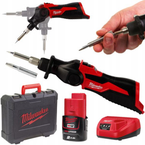 Kompaktowa Lutownica Milwaukee M12 Si-201c 400°c