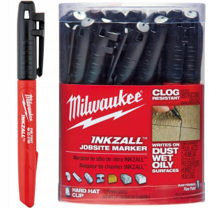 Markery Budowlane Milwaukee Czarne Cienkie 36 Szt