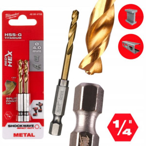 Wiertło Do Metalu Milwaukee Hss-g - 4x71.5mm 2szt