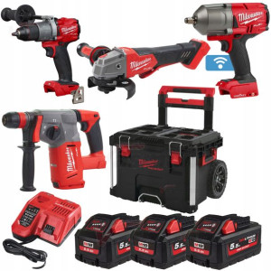 Zestaw Elektronarzędzi Milwaukee M18 Pp4b-553p