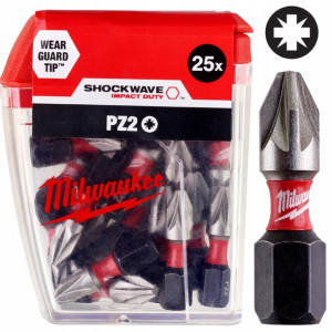 Milwaukee Bit Udarowy Shockwave Pz 2 25mm - 25 Szt