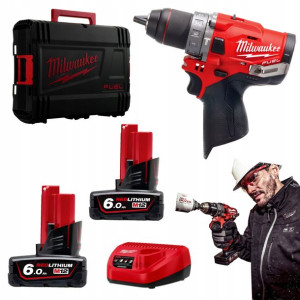 Wiertarko-wkrętarka Udarowa Milwaukee M12 Fpd-602x