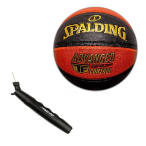 Piłka do koszykówki Spalding Advanced Grip Control in / out + Pompka