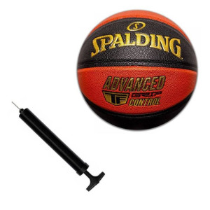 Piłka do koszykówki Spalding Advanced Grip Control uniwersalna + Pompka