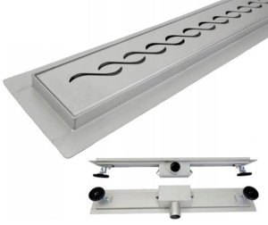 Odpływ Liniowy Prysznicowy Fala 65cm Niski 52mm