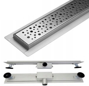 Odpływ Liniowy Prysznicowy Krople 95cm Niski 52mm