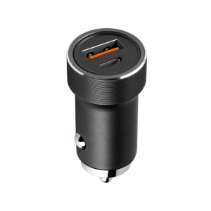 Forever ładowarka samochodowa PD3.0 + QC3.0 CC-06 1x USB-C 1x USB 20W czarn