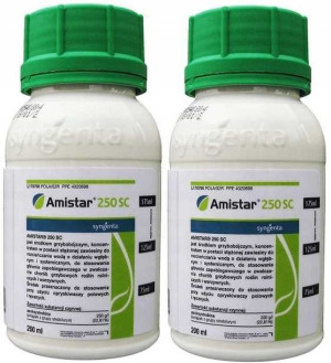 Amistar 250 Sc 2x 200ml Środek Grzybobójczy Szara Pleśń Rdza Czerń Mączniak