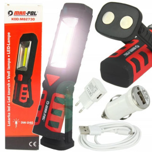 Marpol Latarka Lampa Warsztatowa Lampka Led Magnes