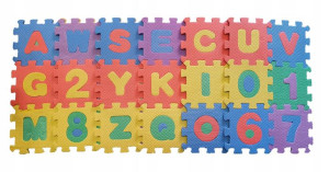 Puzzle Piankowe Dla Dzieci A-Z 0-9