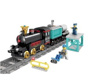 Klocki Pociąg Towarowy 332 Pasuje do Lego