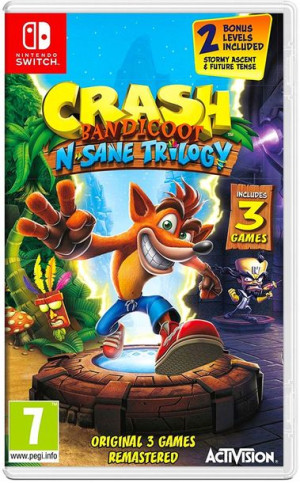 Crash Bandicoot N Sane Trilogy | Zestaw Gier Nintendo Switch