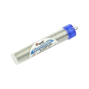 Cyna lutownicza CYNEL fiolka 10g 1mm Sn60Pb40 SW26