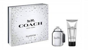 COACH Zestaw Platinum woda perfumowana spray 60ml + żel pod prysznic 100ml