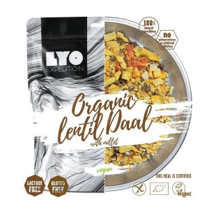 Racja żywnościowa organiczny dhal soczewicowy z kaszą Lyofood