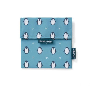 Śniadaniówka dla dzieci Snack'n'Go Animals Penguin Roll'eat - niebieska